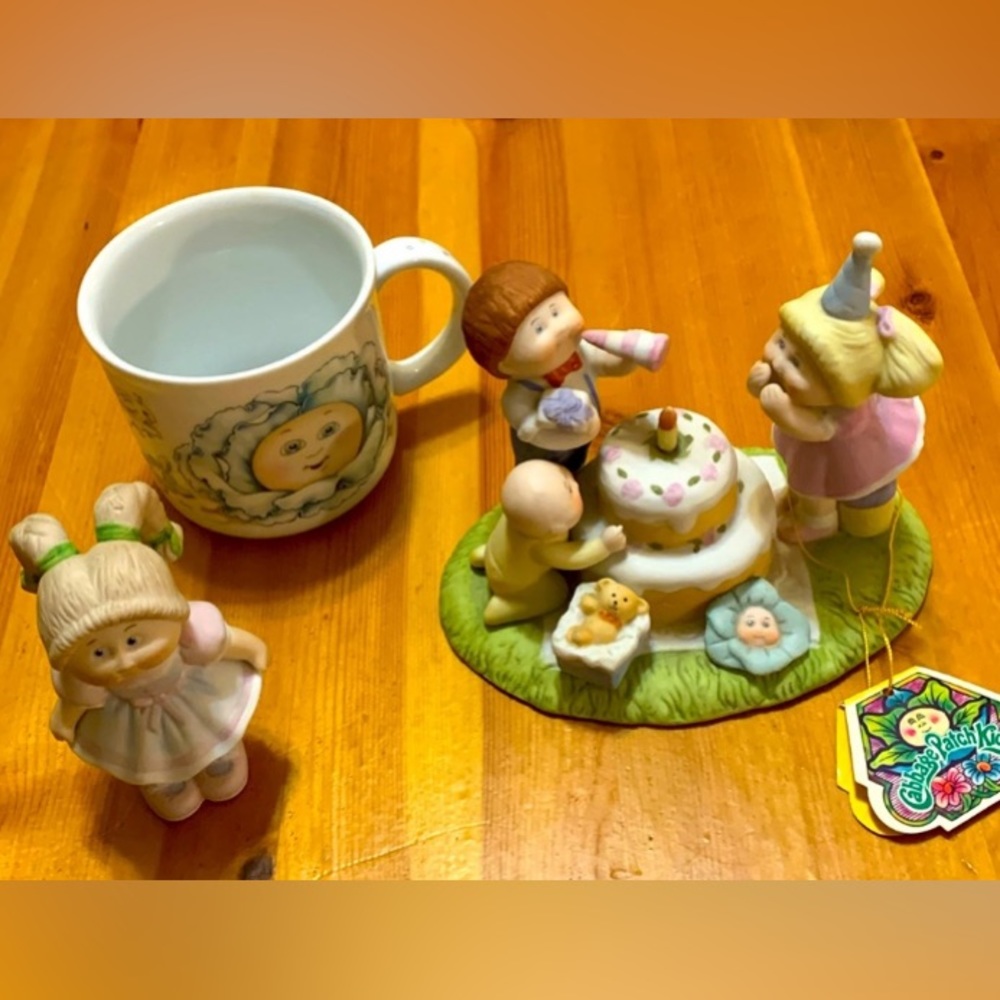 Adorable Cabbage patch kids Decor set (3 pc set), EUC